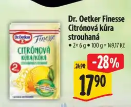 Albert Dr. Oetker Finesse citronová kůra strouhaná nabídka