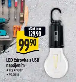 Albert LED žárovka s USB napájením nabídka
