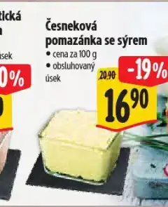 Albert Česneková pomazánka se sýrem nabídka