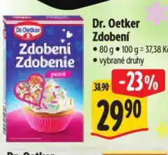 Albert Dr. oetker zdobení nabídka