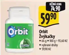 Albert Orbit žvýkačky nabídka