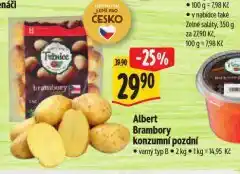 Albert Brambory konzumní pozdní nabídka
