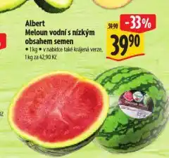 Albert Meloun vodní nabídka