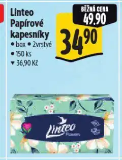 Albert Linteo papírové kapesníky nabídka