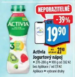 Albert Activia jogurtový nápoj nabídka