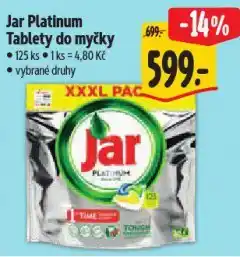 Albert Jar tablety do myčky nabídka