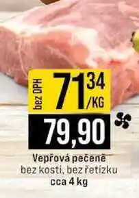 Jip Vepřová pečeně bez kosti, bez řetízku cca 4 kg 1kg nabídka