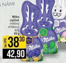 Jip Milka zajíček mléčný ořískový bílý nabídka