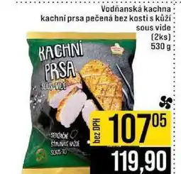 Jip Vodňanská kachna kachni prsa pečená bez kosti s kůží sous vide 2ks nabídka
