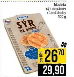 Jip Madeta sýr na pánev různé druhy nabídka