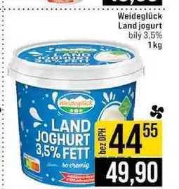 Jip Weideglück Land jogurt bily 3.5% nabídka
