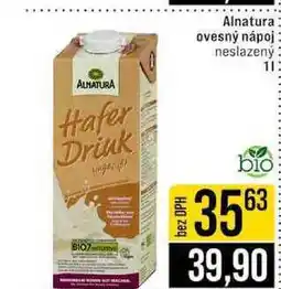 Jip Alnatura ovesný nápoj neslazený nabídka