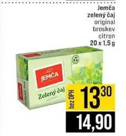 Jip Jemča zelený čaj original broskev citron nabídka