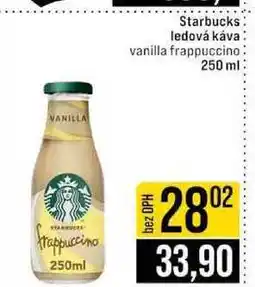 Jip Starbucks ledová káva vanilla frappuccino nabídka