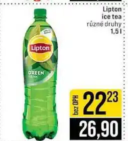 Jip Lipton ice tea různé druhy nabídka