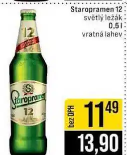Jip Staropramen 12 světlý ležák nabídka