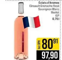 Jip Éclats d'Aromes Cinsault Grenache Rosé Sauvignon Blanc Merlot IGP nabídka