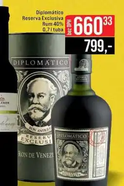 Jip Diplomático Reserva Exclusiva Rum 40% nabídka