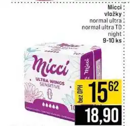 Jip Micci vložky normal ultra normal ultra TD night 9-10 ks nabídka