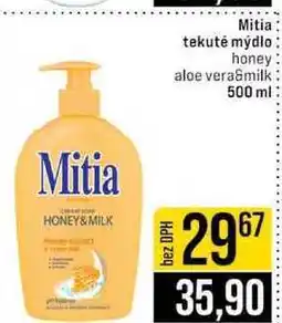 Jip Mitia tekuté mýdlo honey aloe vera milk nabídka