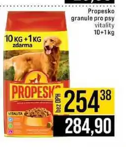 Jip Propesko granule pro psy vitality 10+1kg nabídka