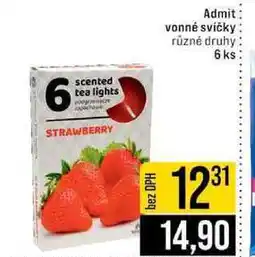 Jip Admit vonné svíčky různé druhy 6 ks nabídka