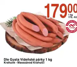Coop hb Dle Gusta Vídeňské párky nabídka