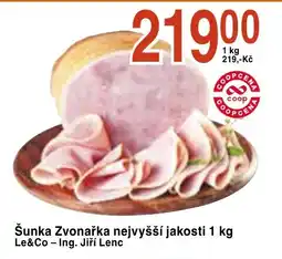 Coop hb Šunka Zvonařka nejvyšší jakosti nabídka