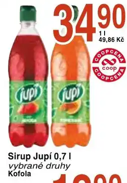 Coop hb Sirup Jupí nabídka