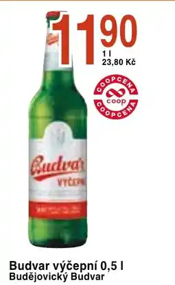 Coop hb Budvar výčepní nabídka