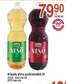 Coop hb Klasik Víno polosladké nabídka