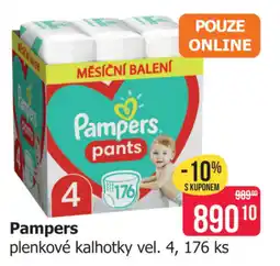 Teta Pampers plenkové kalhotky nabídka