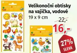 PRIOR Velikonoční obtisky na vajíčka, vodové nabídka