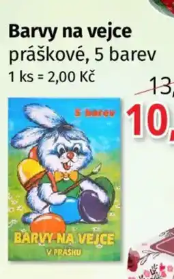 PRIOR Barvy na vejce práškové nabídka