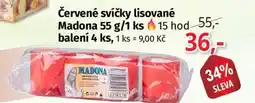 PRIOR Červené svíčky lisované Madona nabídka