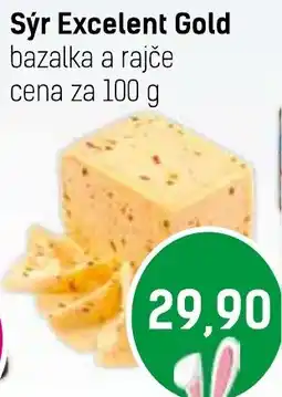 Konzum Sýr Excelent Gold bazalka a rajče nabídka