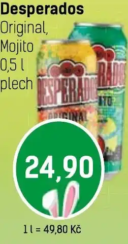 Konzum Desperados Original, Mojito nabídka