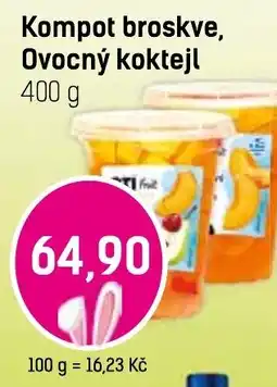 Konzum Kompot broskve, Ovocný koktejl nabídka