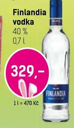Konzum Finlandia vodka 40% nabídka
