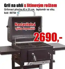 EVA Gril na uhlí s litinovým roštem nabídka