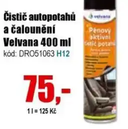 EVA Čistič autopotahů a čalounění Velvana nabídka