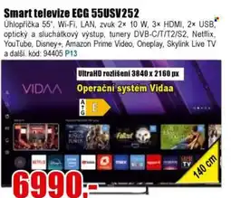 EVA Smart televize ECG 55USV252 nabídka