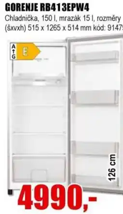EVA GORENJE RB413EPW4 nabídka