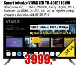 EVA Smart televize VIVAX LED TV-40LE110WO nabídka