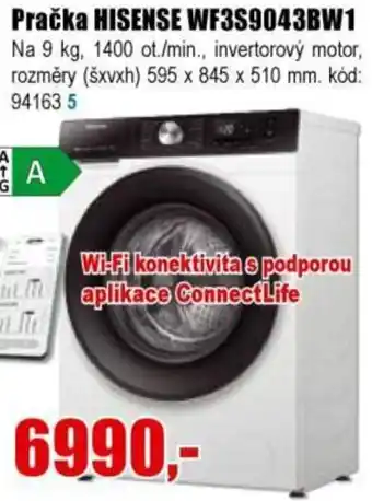 EVA Pračka HISENSE WF3S9043BW1 nabídka
