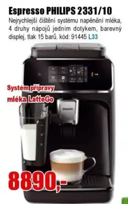 EVA Espresso PHILIPS 2331/10 nabídka