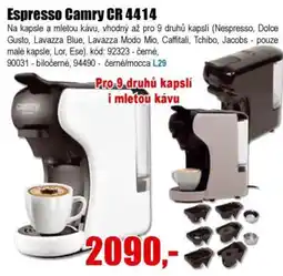 EVA Espresso Camry CR 4414 nabídka