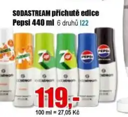 EVA SODASTREAM příchutě edice Pepsi nabídka