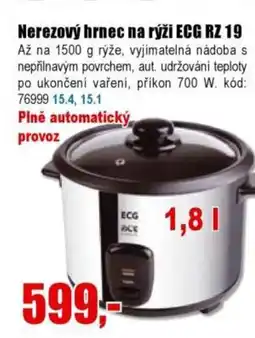 EVA Nerezový hrnec na rýži ECG RZ 19 nabídka