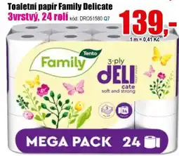 EVA Toaletní papír Family Delicate nabídka